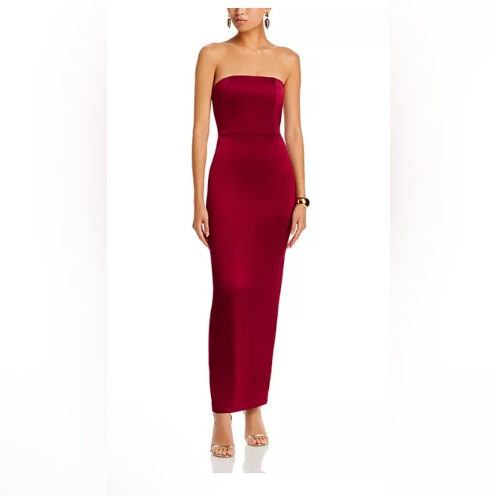 Alice + Olivia Rich Red Maxi Dress